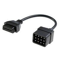 Перехідник з OBD2 16pin (мама) на Renault 12pin (тато)