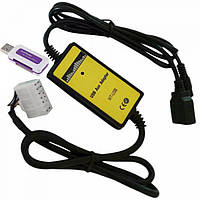 USB AUX MP3 WAV адаптер для магнітоли 14пін Honda, Acura