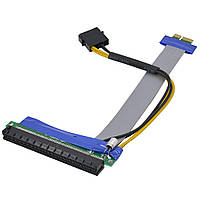 PCI-Express PCI-E 1X на 16X райзер, питание, molex