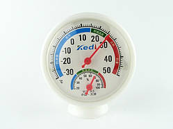 Гігрометр-термометр механічний настільний вологомір градусник