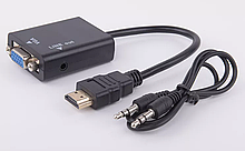 HDMI VGA + звук, емулятор, адаптер до TV, Т2, Xbox і ps3, перехідник