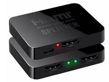 HDMI спліттер 4K 2 порти активний з 1 на 2 HDMI розгалужувач Splitter