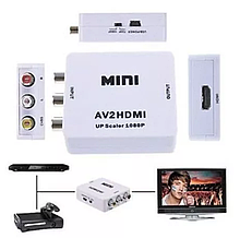 Перехідник з AV RCA тюльпан на HDMI адаптер