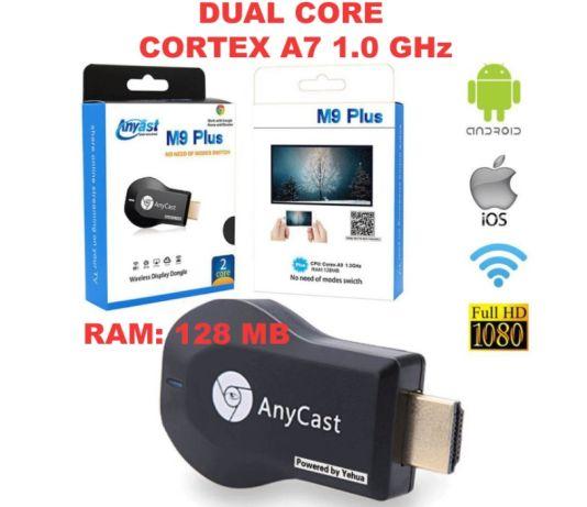 Wi-Fi AnyCast M9 Plus (Miracast Адаптер Airplay/MiraScreen/Chromecast) - фото 1 - id-p1228015613