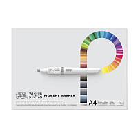 Склейка A4 Winsor&Newton Pad Pigment marker 21х29,7см для маркеров 50л (884955047354)