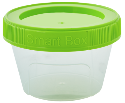 Контейнер "Smart Box", круглий 0,2л з кришкою, що закручується