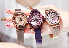 Годинник Rotation Watch ФІОЛЕТОВІ | Жіночі наручні годинники, фото 2