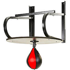 Груша пневматична на платформі BO-6768 Speed Ball Rack (метал, р-р 76,5х60х49,5 см, чорний-червоний)
