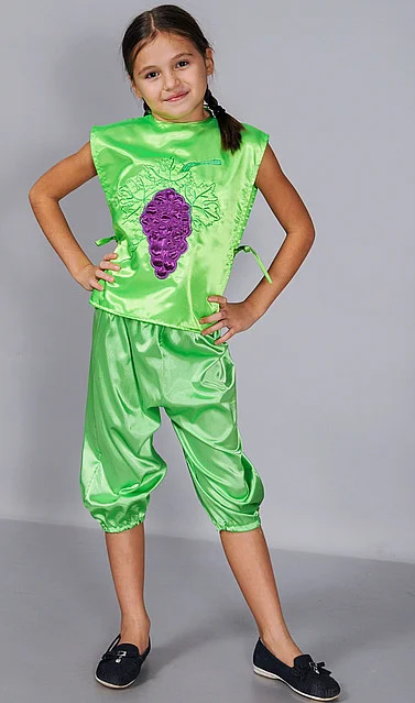 Костюм Винограду дівчинці на 3-8 років, фото 1