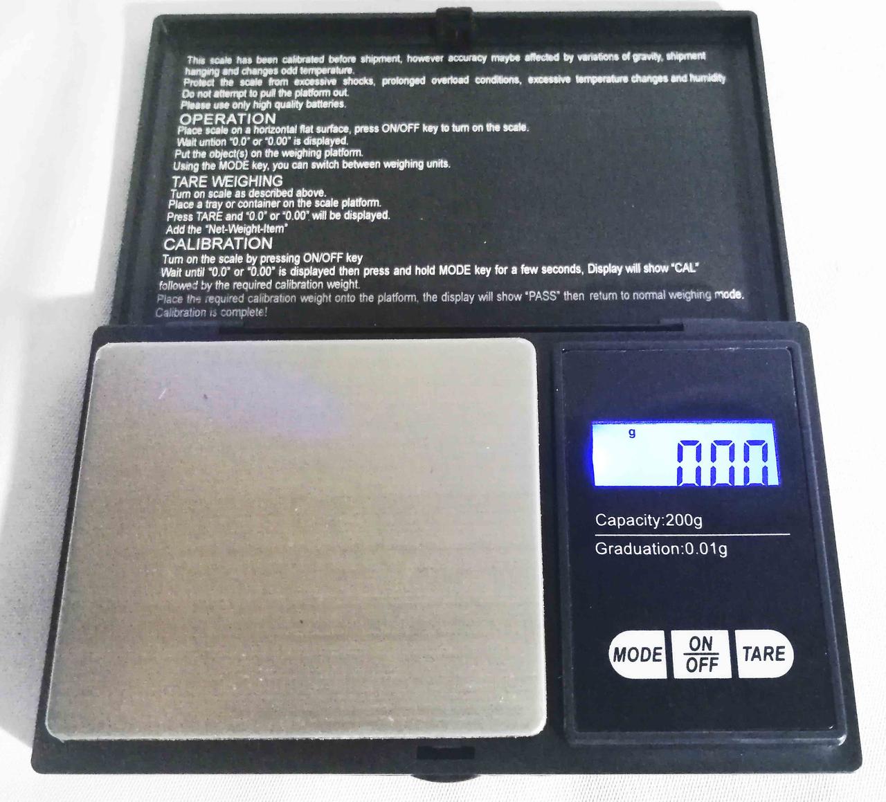 Ваги ювелірні MS 2020 200g/0.01g, фото 1