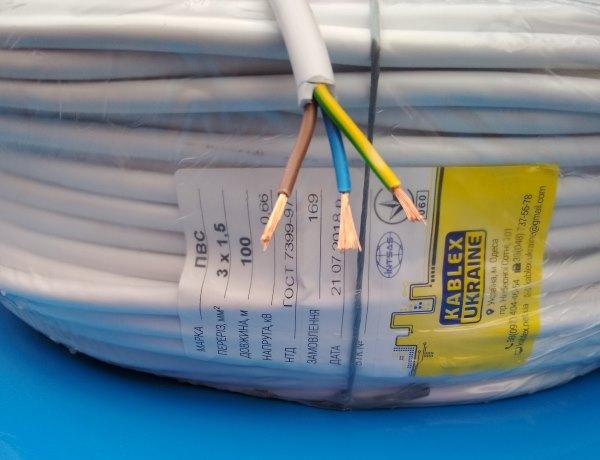 Кабель ПВС 3*1 Каблекс Одесса