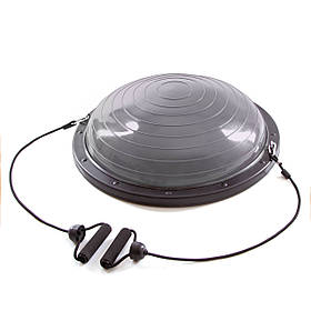 Балансувальна платформа BOSU з двома еспандером FI-1924 (пластик, PVC, h-см, d-58см, 2300гр, насос, кольори в