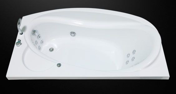 Гідромасажна ванна Devit Prestige Lux 17030124R правобічна, 1700х1020х700 мм