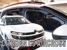 Дефлектори вікон (вітровики) CITROEN C5 AIRCROSS 5D 2019-> 4шт (Heko)