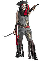 Женский костюм зомби-пират