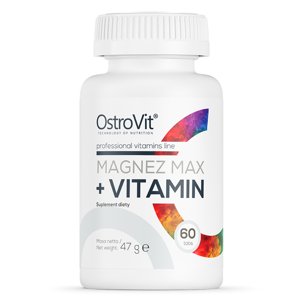 Вітаміни Magnez Max + Vitamin OstroVit 60 таблеток