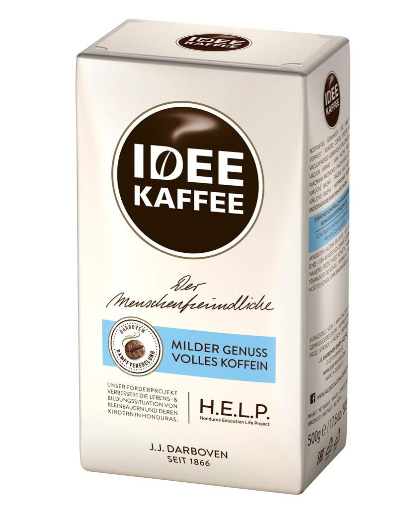 Кава мелена Idee Kaffee J. J. Darboven 100 % арабіка 500 г Німеччина
