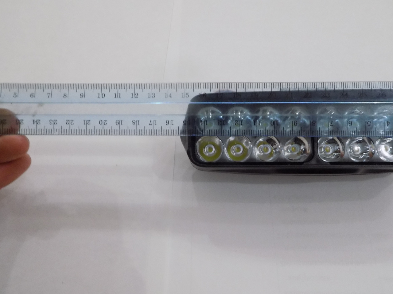 Світлодіодні LED денні ходові вогні (противотуманки) 16 діодів 5700-7000K 9-85 V (виробництво LED, Китай)