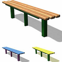 Лавка Паркова М2. Лавка 1800х300х450. У парк, Сад, Дитячий Сад, Гросс. Будь-який ЦВІТЛО