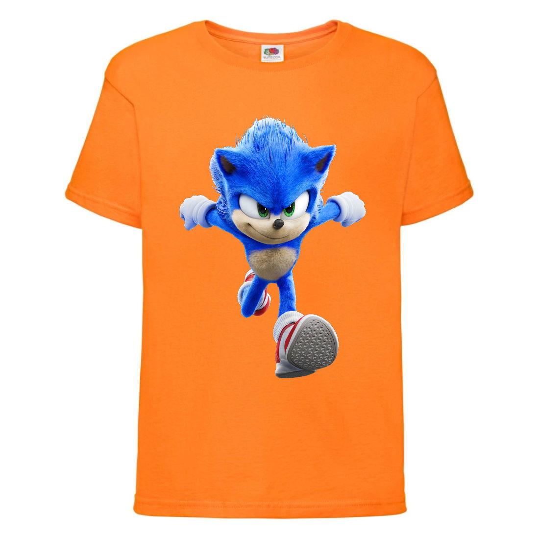 Футболка дитяча Соник (SONIC) помаранчева (snc or-7), фото 1