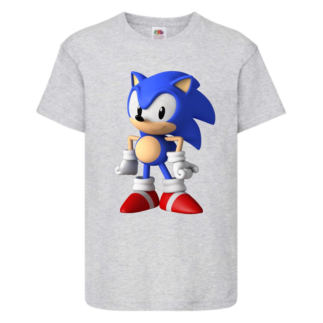 Футболка дитяча Соник (SONIC), сіра (snc gr-06)