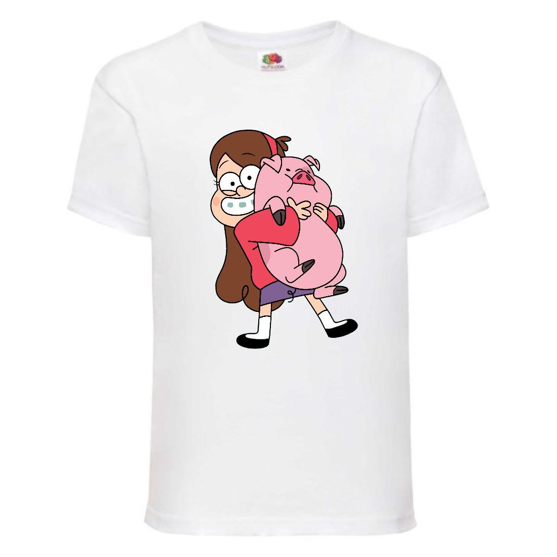 Футболка дитяча Гравити Фолз (Gravity Falls) біла (GF wh-07)