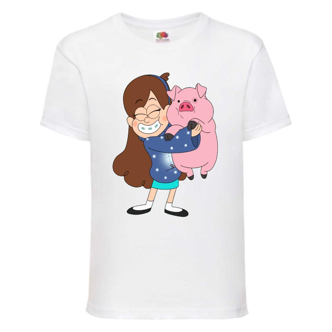 Футболка дитяча Гравити Фолз (Gravity Falls) біла (GF wh-08)