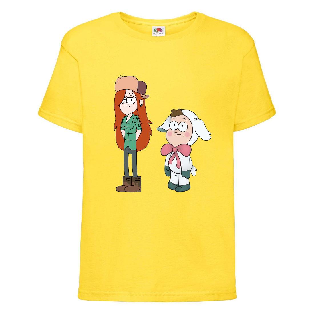 Футболка дитяча Гравити Фолз (Gravity Falls) жовта (GF yl-3)