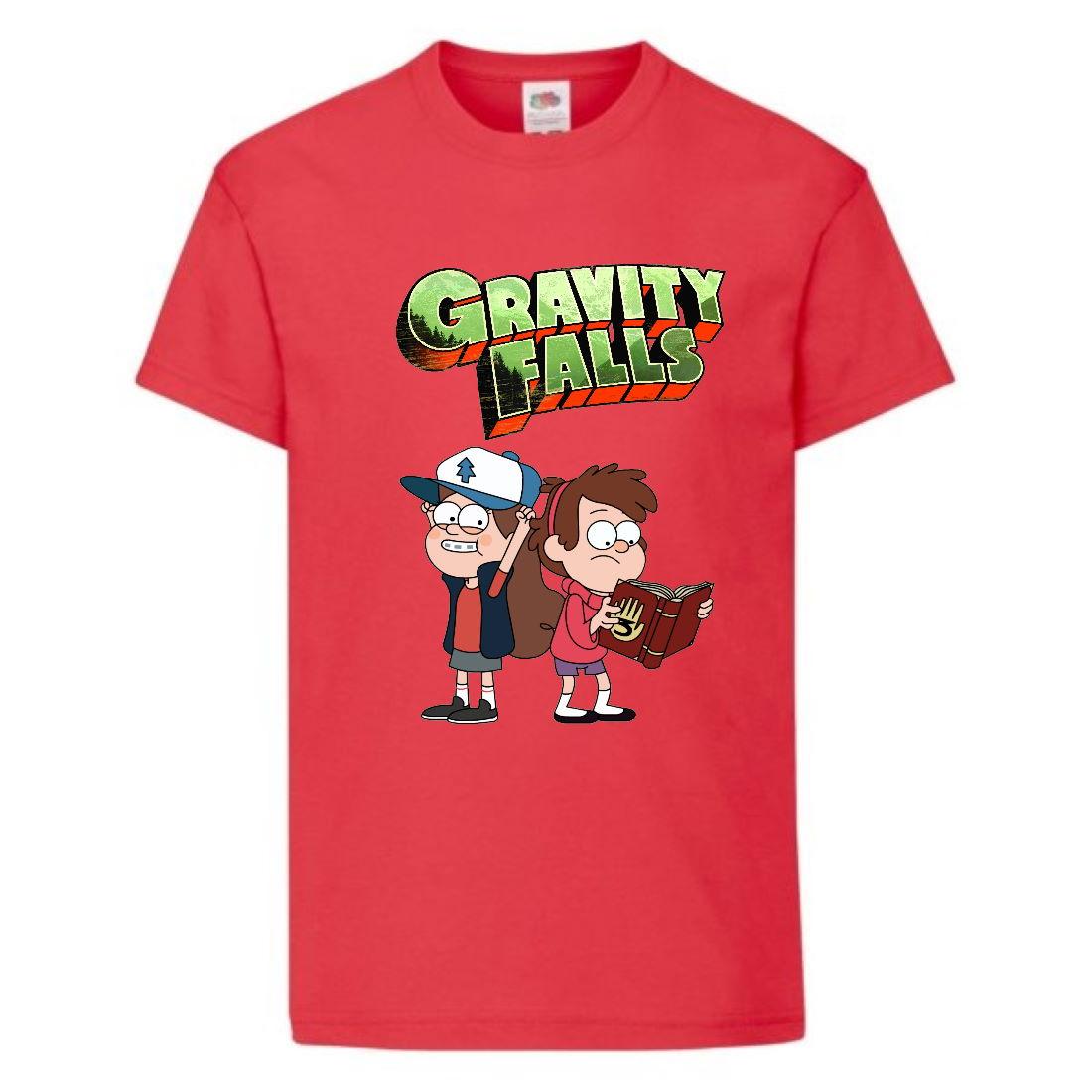 Футболка дитяча Гравити Фолз (Gravity Falls) червона (GF rd-01)