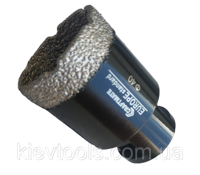 Коронка діамантова 20 мм вакуумного спікання з керамограніту на УШМ (М 14) Craftmate