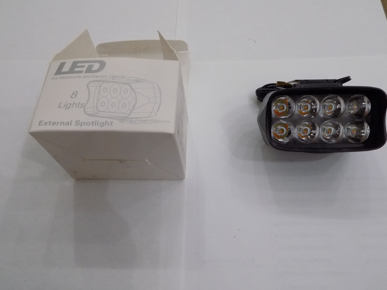 Світлодіодні LED денні ходові вогні (противотуманки) 8 діодів 5700-7000K 9-85 V (виробництво LED, Китай)