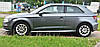 Накладки на пороги обвіс Audi A3 8 V (3 двері) стиль S3 S-line, фото 5