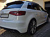 Пороги Audi A3 8V Sportback (5 дверей) обвіс поріг стиль S3 S-line, фото 9