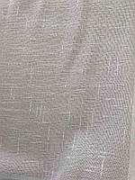 Тюлі для спальні, гардини для кухні, модні тюлі на вікна в дитячу кімнату Білий (T-L-4), фото 4