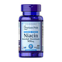 Никотиновая кислота Ниацин Puritan's Pride Niacin 500 mg 100 капсул