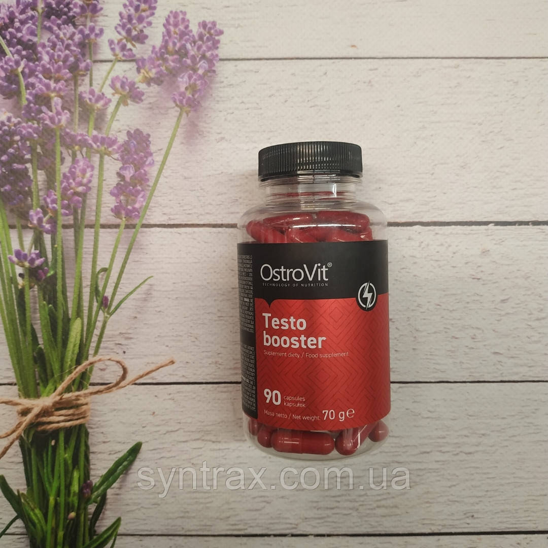Ostrovit Testo Booster 90 caps, стимулятор тестостерону острівить тестобустер