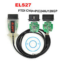 Автосканер диагностика ELS27 USB FORSCAN PIC24HJ128GP + FTDI Mircochip + программы