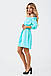 Зручне жіноче плаття Sonia, ментол, фото 2