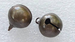 Бубонці металеві, Преміум клас: колір - бронза, 14 мм