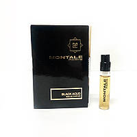 Мужская нишевая парфюмированна вода Montale Black Aoud 2 мл пробник оригинал, древесно-мускусный аромат