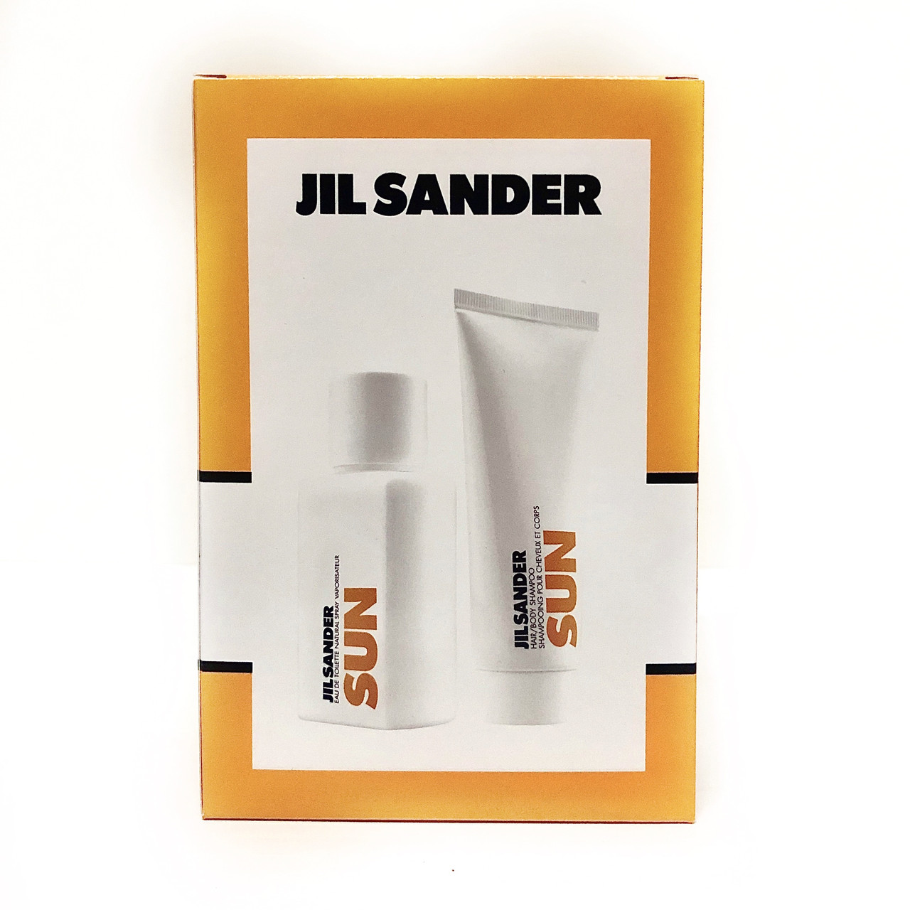 Жіночий подарунковий набір Jil Sander Sun Woman туалетна вода 75ml + гель для душу 75ml, квітковий аромат