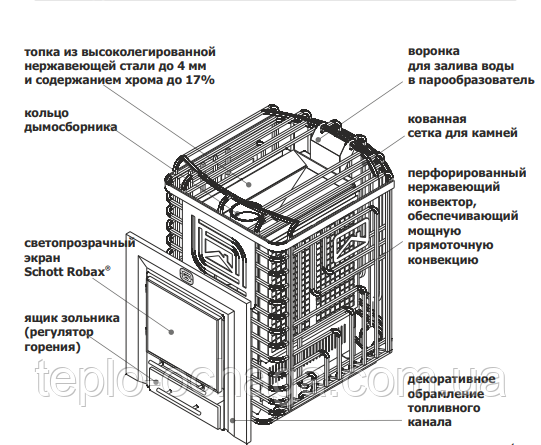 печь каменка сибирский утес