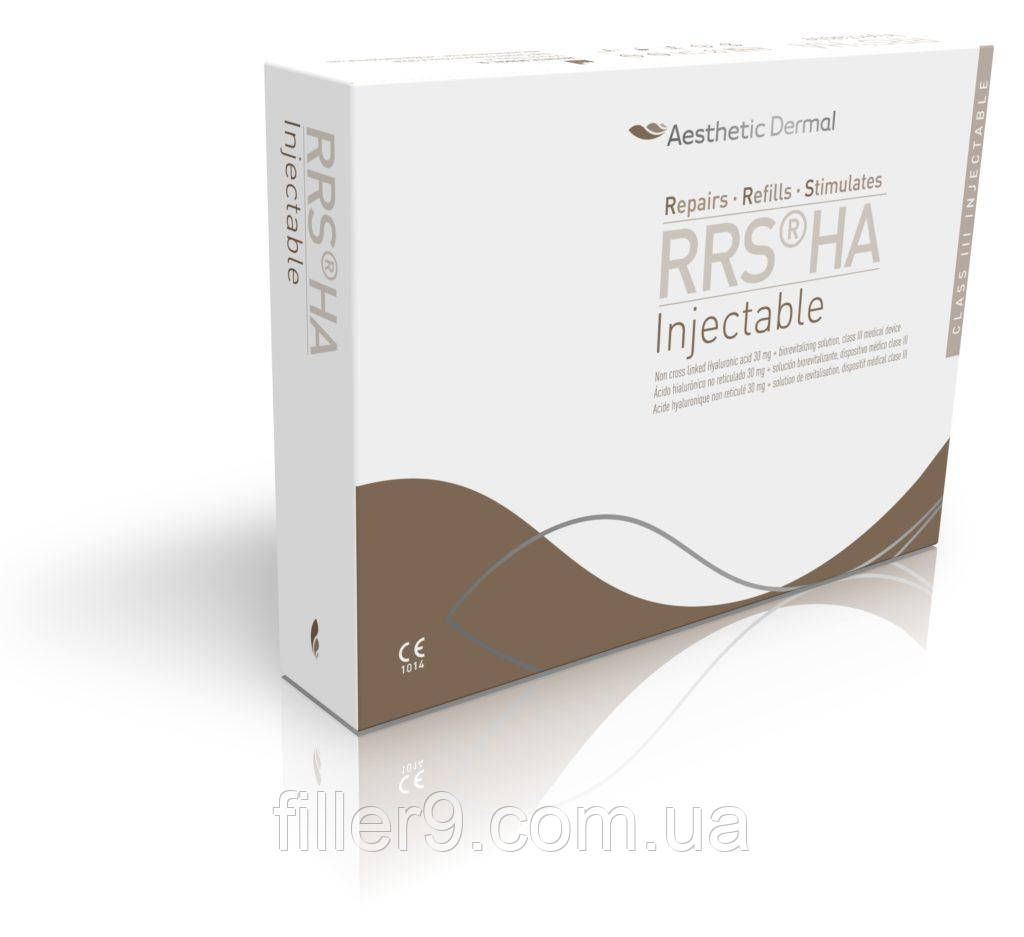 Aesthetic Dermal RRS ® HA Injectable (РРС ХА Ін'єктабл) Дермальний імплантат + біоревіталізація, 6 флаконів×5 мл