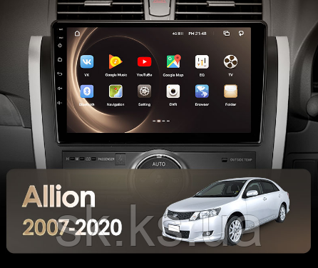 Junsun 4G Android магнітолу для Toyota Allion T260 2007 — 2020