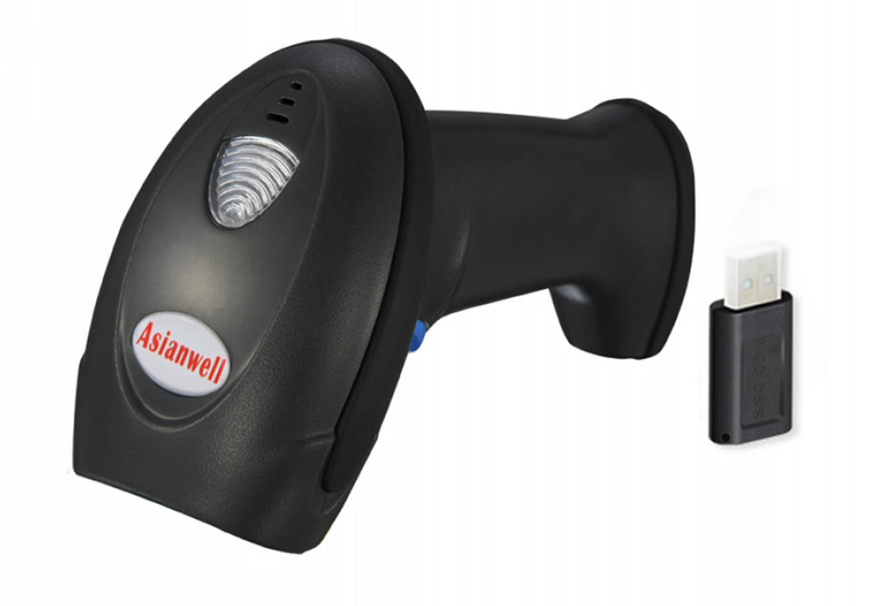 Опт та роздріб AsianWell AW-918RB 1D CCD сканер штрих-кодів бездротовий 2.4G USB, Bluetooth