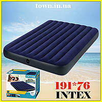 Надувной одноместный матрас Intex 76*191*25, в палатку, пляжный, для сна, кемпинга
