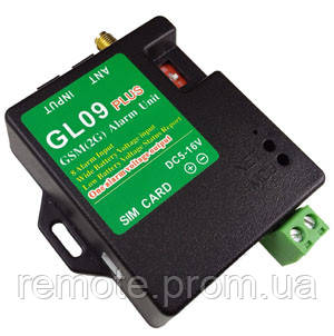 GL09 PLUS канальный (8 входов) GSM контроллер для сигнализации по SMS с контролем питания и выходом для сирены - фото 1 - id-p1228448018