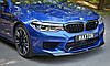 Сплітер BMW M5 F90 елерон губа спідниці переднього бампера (V1), фото 7