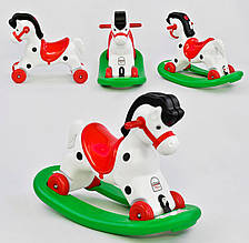 07-520 Гойдалка-каталка 2 в1 Конячка музична