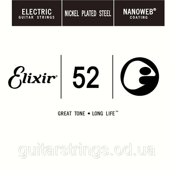 Струна Elixir 15252 Electric Nanoweb Coated 0.52 (електро)